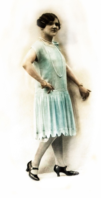 Elisabeth De Proost als jonge danseres