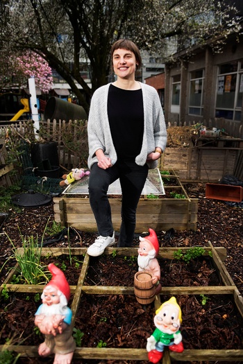 Karlien Tiebout, kersvers directeur van basisschool Vier Winden in Sint-Jans-Molenbeek