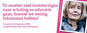 Sint-Jans-Molenbeek: quote Françoise Schepmans