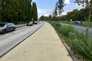 Woluwelaan fietspad fietssnelweg