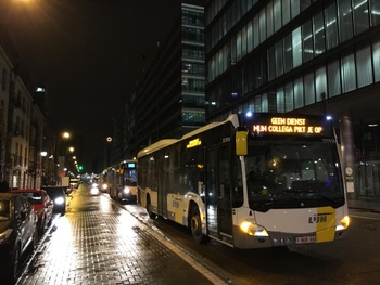 busrij vooruitgangstraat de lijn noordstation