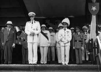 Koning Boudewijn in Congo (datum onbekend)