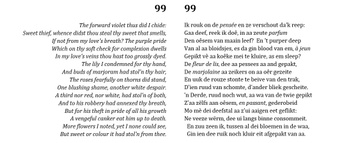 Shakespeare in 't Brussels - sonnet 99