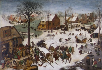 volkstelling te bethlehem - bruegel