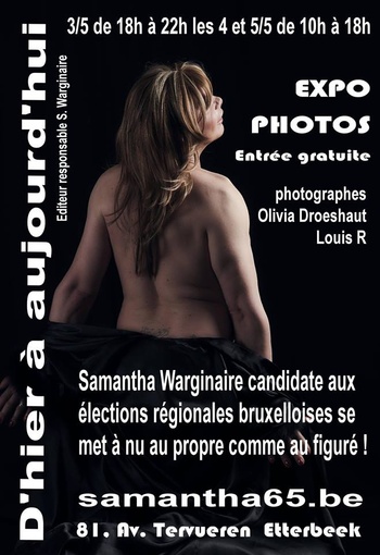 De bewuste flyer van Samantha Warginaire (Défi)