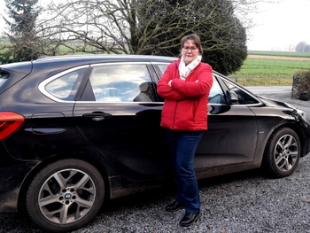 Françoise uit Celles gebruikt regelmatig de parkings.