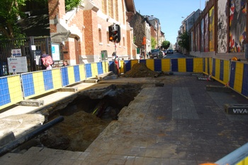 wegverzakking boondaalsesteenweg