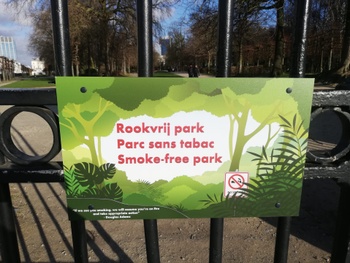 Wie verklaarde het Warandepark rookvrij?