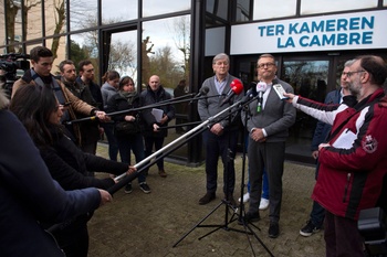 Persbriefing van_Dr. Michel Hanset op 12 maart 2020 na verschillende besmettingen met het coronavirus (Covid-19) in rusthuis Ter Kameren in Watermaal-Bosvoorde