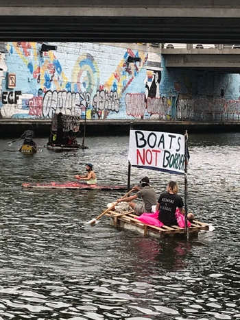 Betoging kanaal