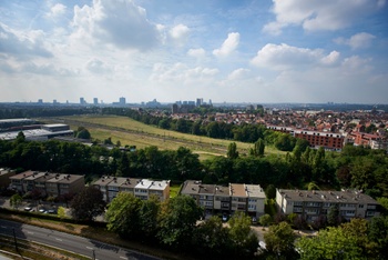 Josaphatsite, vanaf Leopold 3-laan in Evere