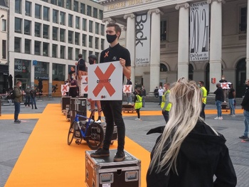 actie soundofsilence muntplein