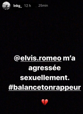 Twee vrouwen beschuldigen Roméo Elvis op Instagram van seksuele agressie. 