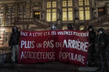 protest tegen politiegeweld sint-gillis uneus