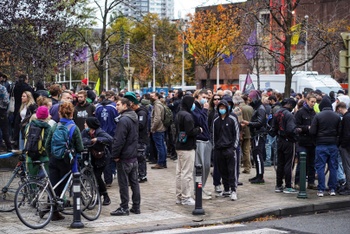 Protest_corona_Noordstation_Kevin_Vandenpanhuyzen