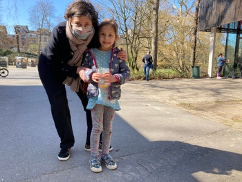 ouders in het park