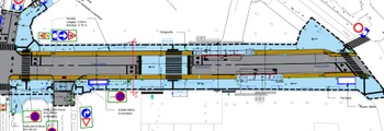 Het plan voor de heraanleg van de Kantersteen, met fietspaden