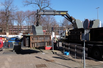 ondergrondse afvalcontainer Amsterdam