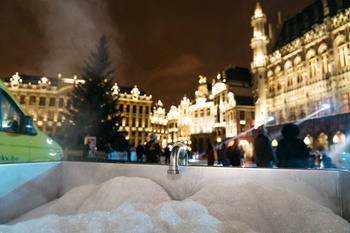 Koelschip op de Grote Markt