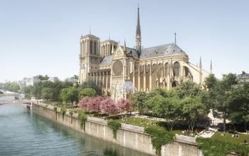 Omgeving van de Notre Dame door Bas Smets