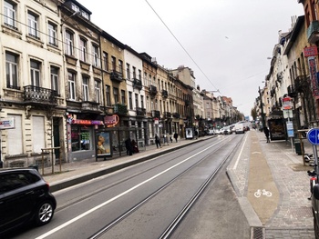 MIVB tram- en bushalte Wijnheuvelen