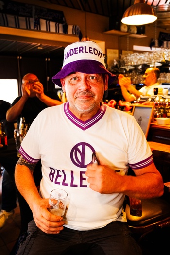 Thierry, supporter van RSC Anderlecht