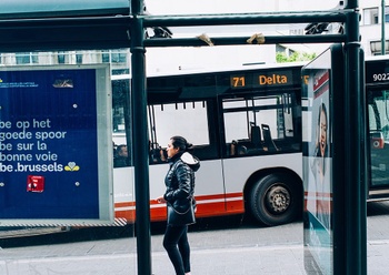 Big City bushalte bus71 mivb