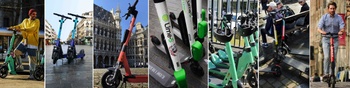 Deelstepaanbieders in Brussel: Tier, Pony, Voi, Lime, Bolt, Dott en Poppy