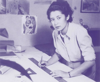 Simone Guillissen-Hoa was een van de eerste Belgische vrouwen met een eigen architectenbureau.