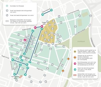 2024-07-15-nieuwe verkeersingrepen Sint-Mariawijk Schaarbeek