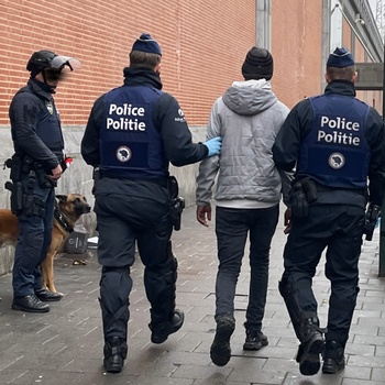 2025-01-08-politie Brussel Noord acties Noordwijk