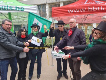 20250311_Actie vakbonden BNP Paribas