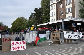 2025-10-02-protest ULB Global Sumud Flotilla