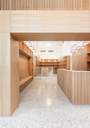 Nieuw onthaalgebouw van het museum van Elsene (in 2022).