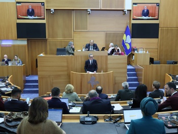 Dilliès in Brussels parlement