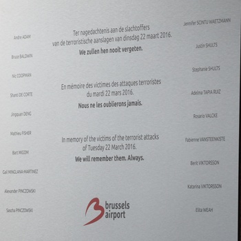 2026-03-22-herdenking aanslagen Brussels Airport