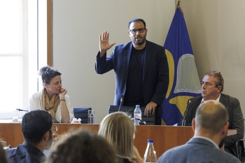 Lotfi Mostefa in de onderzoekscommissie