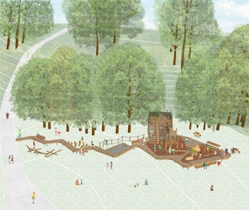 Dudenpark_speeltuin_plan Bureau Greisch_Beliris