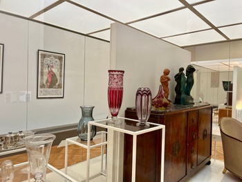 Fadma's favoriete werk uit de collectie van het Museum Kunst en Geschiedenis is een kristallen art deco vaas.