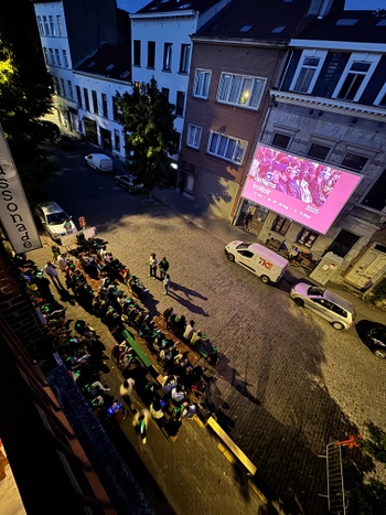 Cinema Trottoir in de Manchesterstraat in Molenbeek (archiefbeeld).