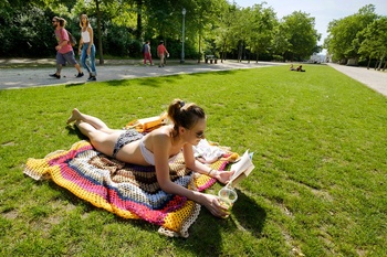 Tropische temperaturen in het Warandepark