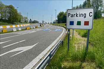 Parking C, Heizel afrit R0