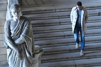 Sebastien Courtoy, advocaat van Mehdi Nemmouche, verdacht van de aanslag op het Joods Museum in 2014