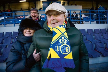 De oude garde supporters van Union Saint-Gilloise