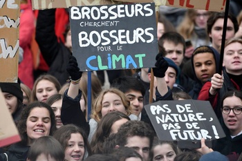 Klimaatspijbelaars op 31 januari 2019