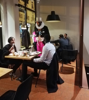 Les Noirauds  in actie op 14 maart 2019