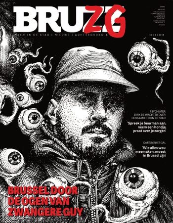 Rapper Zwangere Guy, gasthoofdredacteur van BRUZZ