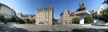 Spanjeplein Brussel standbeeld Don Quichotte