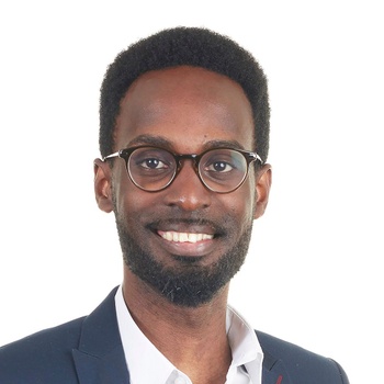 Mugabe Nizeyimana, kandidaat op de CD&V-lijst voor het Vlaams Parlement