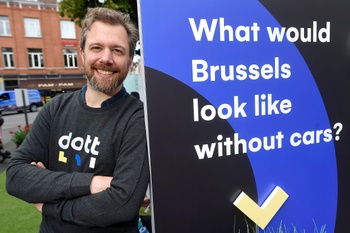 Maxim Romain, CEO en mede-oprichter van het Dott, het platform van elektrische deelsteps.
